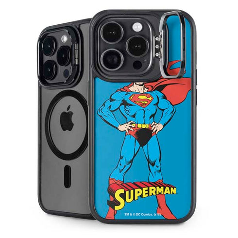 DC Comics Superman Classic Art Pose iPhone 16 Pro Kickstand Case